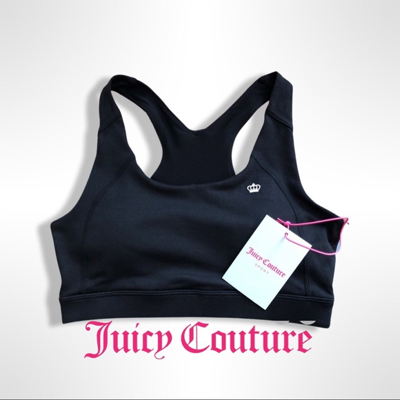 JUICY COUTURE~Small racer back sports bra - Picture 1 of 8